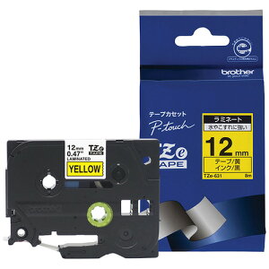 �u���U�[ TZe-631 ���x�����C�^�[�s�[�^�b�`�p ���~�l�[�g�e�[�v ���e�[�v ������ ��12mm ����8m