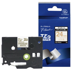 �u���U�[ TZE-PR254 ���x�����C�^�[ �s�[�^�b�`(P-Touch)�p ���~�l�[�g�e�[�v �v���~�A���z���C�g ������ 24mm
