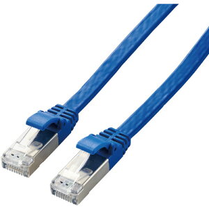 �G���R�� LD-TWSF�^BU10 LAN�P�[�u�� CAT7���� �t���b�g 10m �u���[