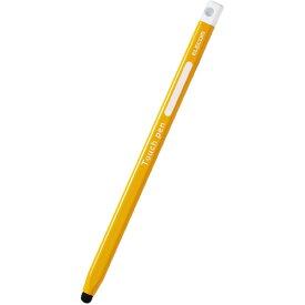エレコム P-TPEN02SYL タッチペン スマホ・タブレット用 鉛筆型 三角 細軸 超感度タイプ イエロー