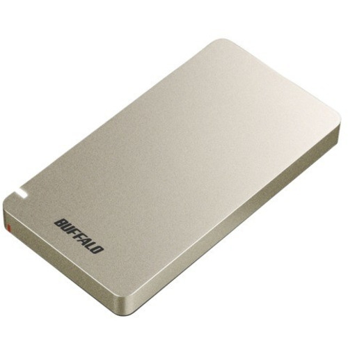 BUFFALO 低廉 SSD-PGM1.0U3-GC 商品 外付けSSD 1TB 金色