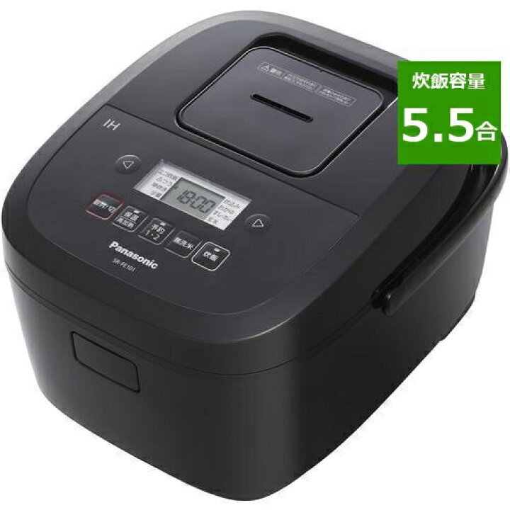 楽天市場】パナソニック SR-FE101-K IHジャー炊飯器 ブラック SRFE101  