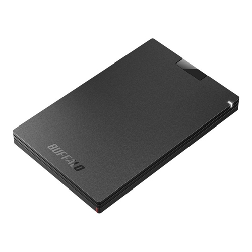 BUFFALO SSD-PGC1.0U3-BC 外付けSSD 黒色 正規品 1TB 素晴らしい外見