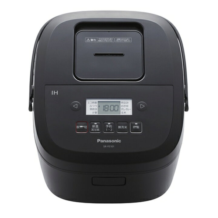 楽天市場】パナソニック SR-FE101-K IHジャー炊飯器 ブラック SRFE101 