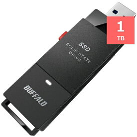 BUFFALO SSD-SCT1.0U3-BA 外付けSSD 1TB 黒色