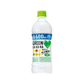 サントリーフーズ グリーンDAKARA 600ml×24本【セット販売】