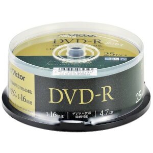 Victor VHR12JP25SJ5 �r�f�I�p 16�{�� DVD-R 25���p�b�N 4.7GB 120��