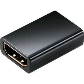 エレコム AD-HDAASS01BK HDMI アダプタ 延長 金メッキ 4K 60p スリムタイプ EU RoHS指令準拠 ブラック