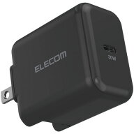 エレコム ACDC-PD2130BK ノートPC用ACアダプター USB充電器 USB Power Delivery認証 30W USB-C1ポート ス…