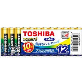 東芝 LR03AN 12MP アルカリ乾電池 アルカリ1 【単4形】12本