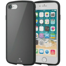 エレコム PM-A22STSLBK iPhone SE 第3世代 SE 第2世代 8／7 ハイブリッドケース TOUGH SLIM LITE ブラック