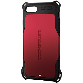 エレコム PM-A22SZERORD iPhone SE 第3世代 SE 第2世代 8／7 ハイブリッドケース ZEROSHOCK レッド