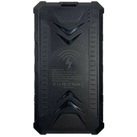 コンピューケース・ジャパン JMB-SR20-BK ソーラー付き大容量モバイルバッテリー 20000mAh ブラックJMBSR20BK