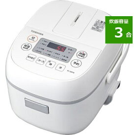 東芝 RC-5MFM(W) マイコン炊飯器 3合炊き ホワイト 3合