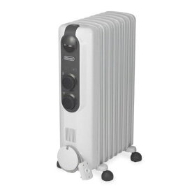 オイルヒーター デロンギ 8畳 RHJ35M0812-DG アミカルド オイルヒーター 1200W 8〜10畳 ピュアホワイト＋ブラック