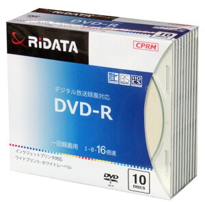 RiDATA D-RCP16X.PW10RD SC D ^pDVD-R 5mmXP[X10