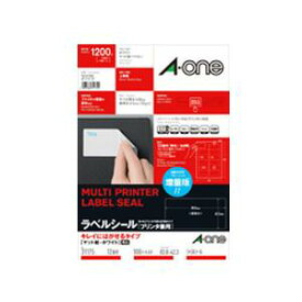 エーワン 31175 ラベルシール プリンタ兼用 (A4判 12面 角丸 100シート) ホワイト