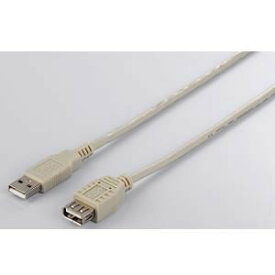 USB2.0延長ケーブル (A to A) アイボリー 1.5m