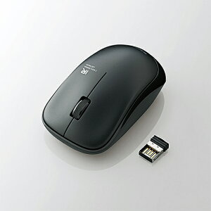 【推奨品】エレコム M-IR07DRBK 無線IRマウス(3ボタン) ブラック