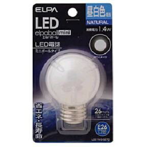 ELPA LDG1N-G-G270 LED�d�� �u�~�j�{�[��G50�`�v(�����F�E����E26)
