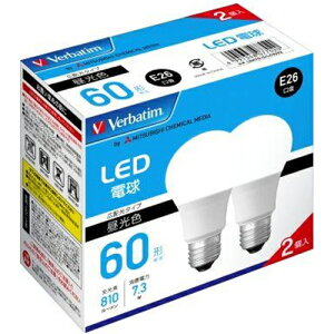 �o�[�x�C�^��(Verbatim) LDA7D-G�^LCV2X2 LED�d�� 60W���� �����F