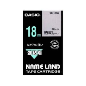 �J�V�I(CASIO) XR-18GX ���S���^�C�v �����e�[�v�^������ ��18mm ����5.5m