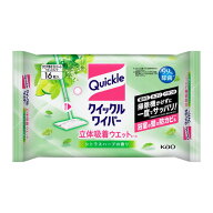 花王 クイックルワイパー立体吸着ウエットシート シトラスハーブの香り　1パック（16枚入）