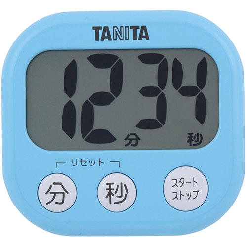 タニタ　TD-384-BL　デジタルタイマー　でか見えタイマー　ブルー