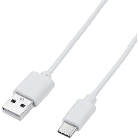ナカバヤシ ZUH-CA23A20W USB2.0 Type-Cケーブル 2m ホワイト