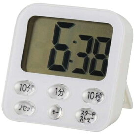 オーム電機 COK-T140-W 時計付デジタルタイマー ホワイト