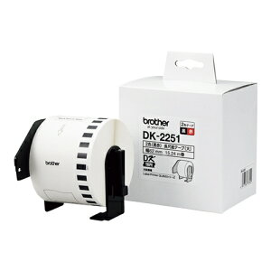 ブラザー DK-2251 ラベルライター QL-800/QL-820NWB専用 長尺紙テープ(黒赤)