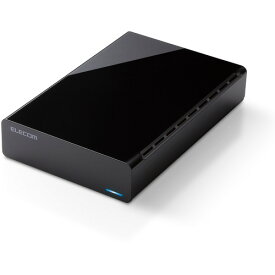 【推奨品】エレコム ELD-HTV060UBK 外付けハードディスク 6TB ラバーフット付 ブラック ELDHTV060UBK