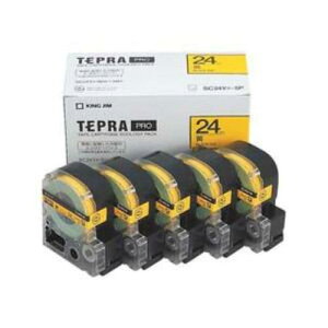 �L���O�W�� SC24Y-5P �e�v��PRO �e�[�v�J�[�g���b�W ���^������ 24mm 5�{�Z�b�g