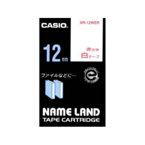 �J�V�I(CASIO) XR-12WER �J�V�I�l�[�������h�e�[�v �X�^���_�[�h�^�C�v ���F�e�[�v�ԕ��� ��12mm ����8m