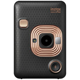 富士フイルム INSMINIHM1ELEGANTBLACK ハイブリッドインスタントカメラ instax mini LiPlay 「チェキ」 エレガントブラック