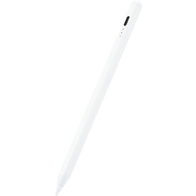 エレコム P-TPACSTAP03WH タッチペン／充電式／iPad専用／パームリジェクション対応／樹脂製ペン先／ホワイト PTPACSTAP03WH