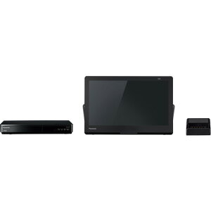 【推奨品】パナソニック UN-15LD12H ブルーレイディスクプレーヤー/HDDレコーダー付ポータブル地上・BS・110度CSデジタルテレビ ブラック
