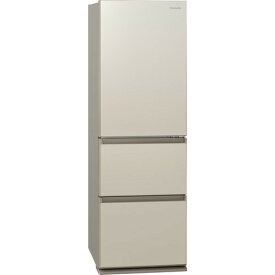 【無料長期保証】パナソニック NR-C374GC-N 3ドア冷蔵庫 (365L・右開き) サテンゴールド