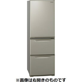 【無料長期保証】パナソニック NR-C374CL-N 3ドア冷蔵庫 (365L・左開き) グレイスゴールド