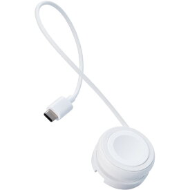 エレコム MPA-AWMCQWH Apple Watch磁気充電ケーブル 高速充電対応 巻き取りタイプ USB Type-C ホワイト MPAAWMCQWH