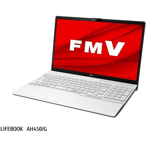 富士通 FMVA450GW ノートPC FMV LIFEBOOK AH Series プレミアムホワイト