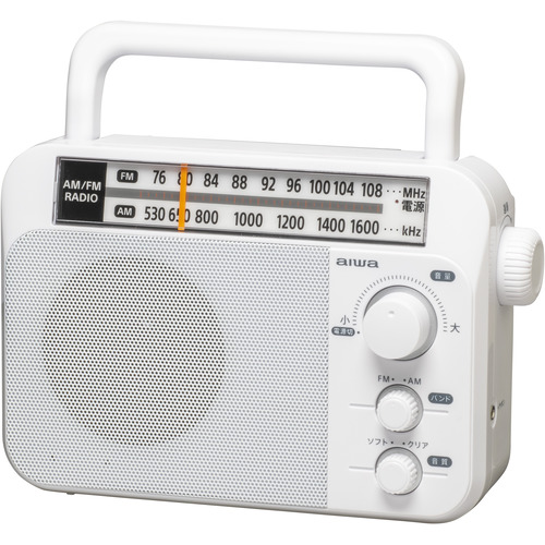 アイワジャパン AR-A20W ホームラジオ ホワイト ARA20W