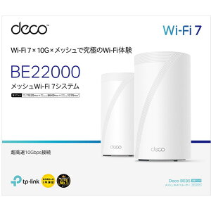 eB[s[NWp WiFi7 AIbV 11520+8640+1376Mbps BE22000 DECO BE85 2P