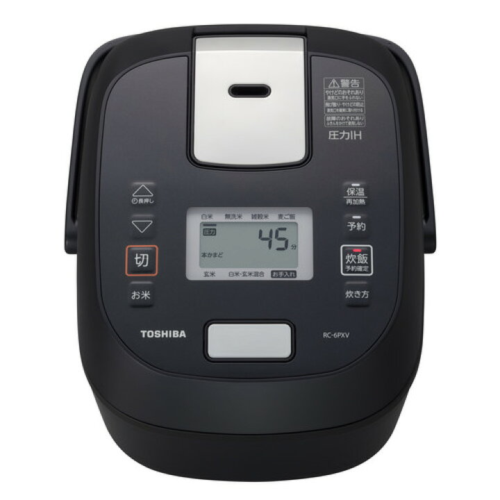 楽天市場】東芝 RC-6PXV(K) 圧力IH炊飯器 炎匠炊き 3.5合炊き ブラック 