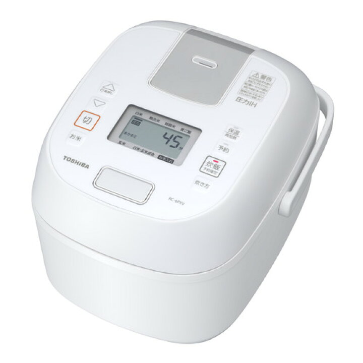 楽天市場】東芝 RC-6PXV(W) 圧力IH炊飯器 炎匠炊き 3.5合炊き ホワイト 