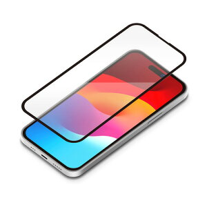 PGA PG-23AGLF01CL iPhone15 �K�C�h�t���[���t �t���S�ʕی�K���X �p����h�~PET�t���[�� Premium Style �X�[�p�[�N���A PG23AGLF01CL