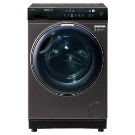 【無料長期保証】AQUA AQW-DX12P(RK) ドラム式洗濯乾燥機 まっ直ぐドラム2.0 12kg／6kg シルキーブラック