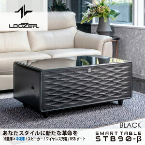 C SMART TABLE X}[ge[u LOOZER STB90 [U[ BLACK ubN ①ɁⓀɕt XeXƓd Xs[J[t USB|[g
