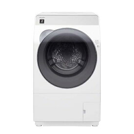 【無料長期保証】【推奨品】シャープ ES-K10B ドラム式洗濯乾燥機 (洗濯10.0kg・乾燥6.0kg・右開き) クリスタルホワイト
