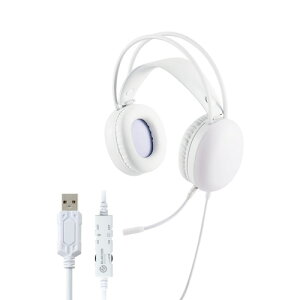 �G���R�� HS-G09SUWH LED�n�E�W���O�Q�[�~���O�w�b�h�Z�b�g(USB���f��)